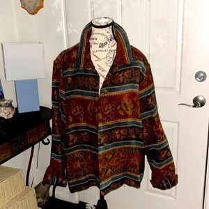 Vintage EUC White Stag XL Fall Coat Lined Cuff Slvs, Button down bundle only